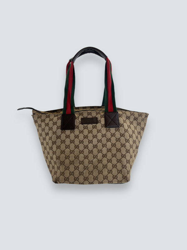 Gucci Monogram Canvas Small Tote