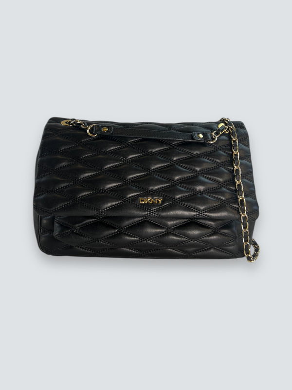 DKNY Black Leather Crossbody