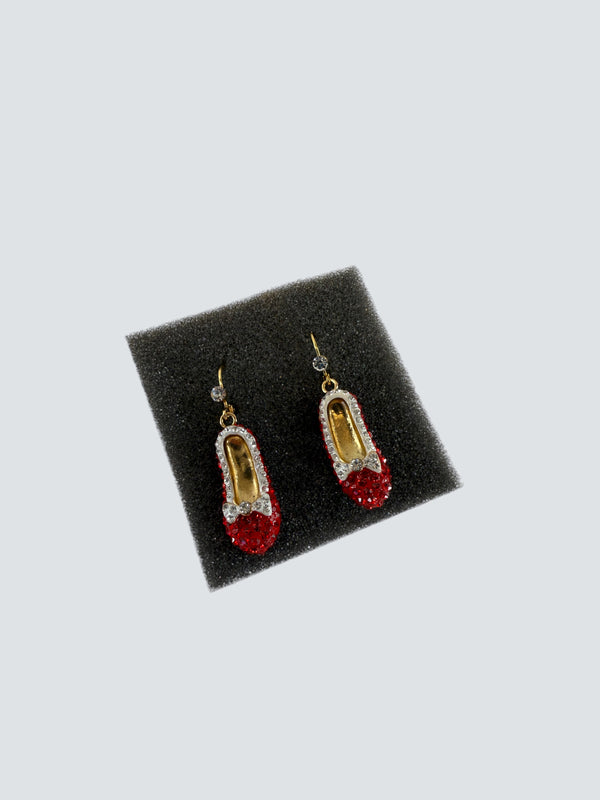 Butler and Wilson Red Ballerina Earrings