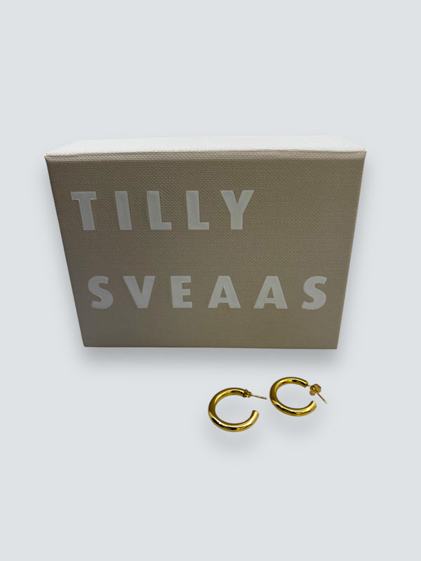 Tilly Sveaas Gold Small Loop  Earrings