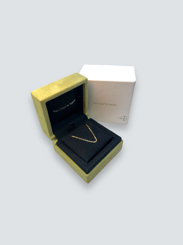 Van Cleef & Arpels Gold “Trace” Chain Necklace