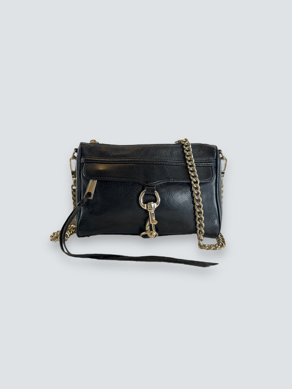 Rebecca Minkoff Black Leather Shoulder Bag