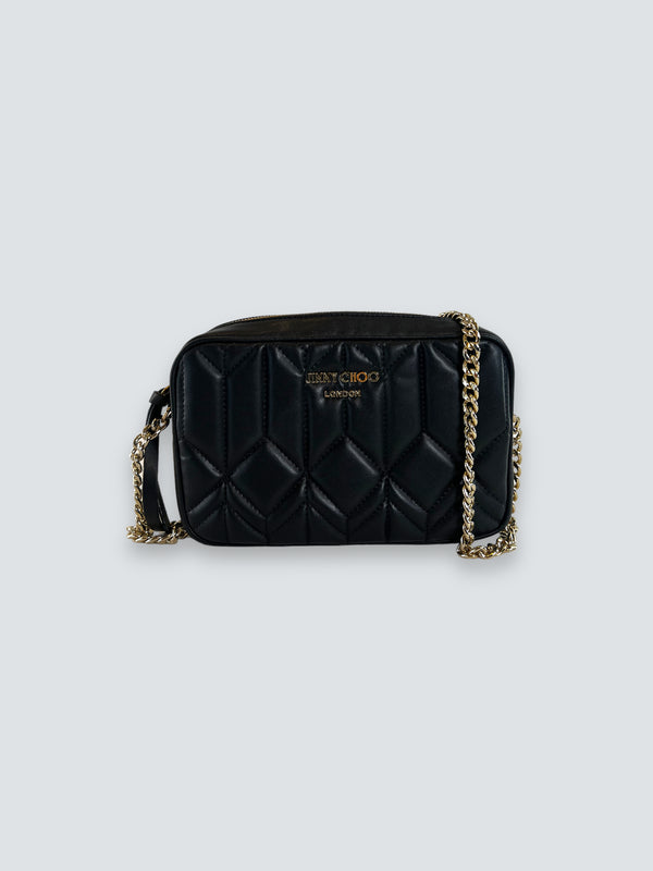 Jimmy Choo Black Diondra Camera Bag