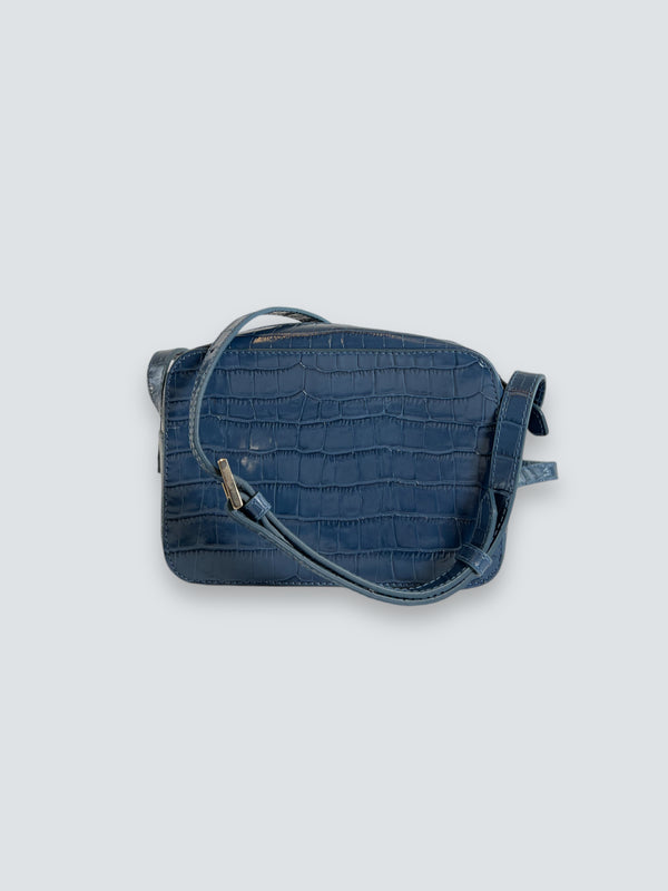 Nicki Hoyne Blue Leather Small Crossbody