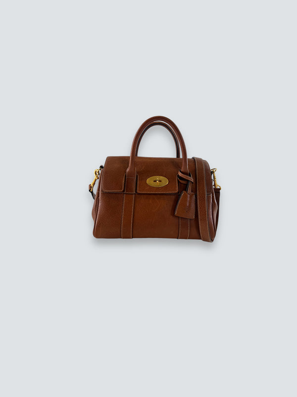 Mulberry Small Oak Leather Bayswater Tote