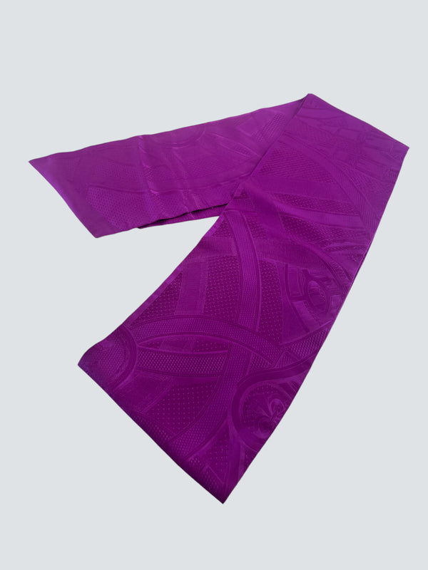 Hermès Purple Silk Large Twilly Scarf