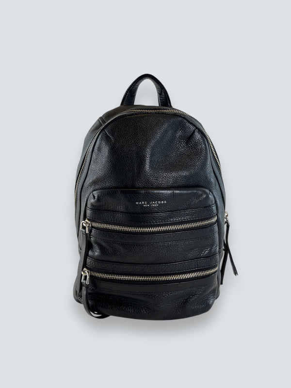 Marc Jacobs Black Leather Backpack