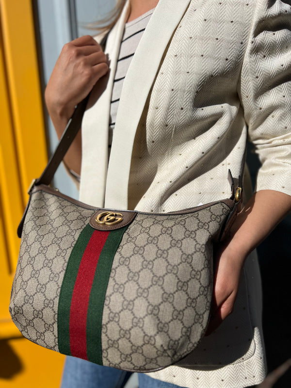 Gucci Monogram Canvas 'Ophelia' Crossbody