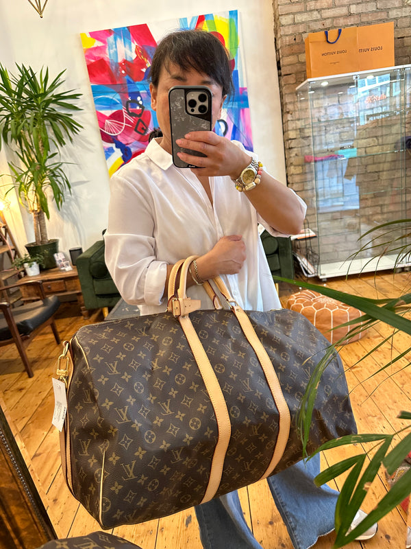 Louis Vuitton Monogram Canvas Keepall Bandouliere 55