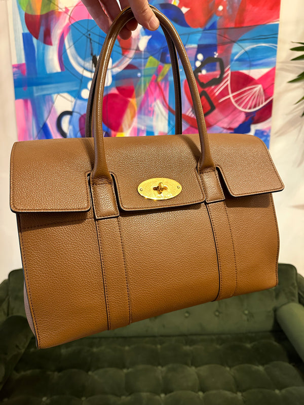 Mulberry Oak Leather Bayswater Tote