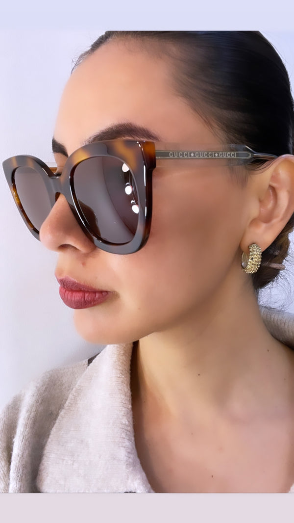 Gucci Tortoise Sunglasses