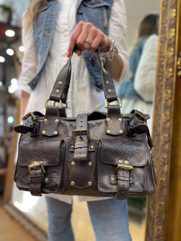 Mulberry Brown Leather Roxanne Tote