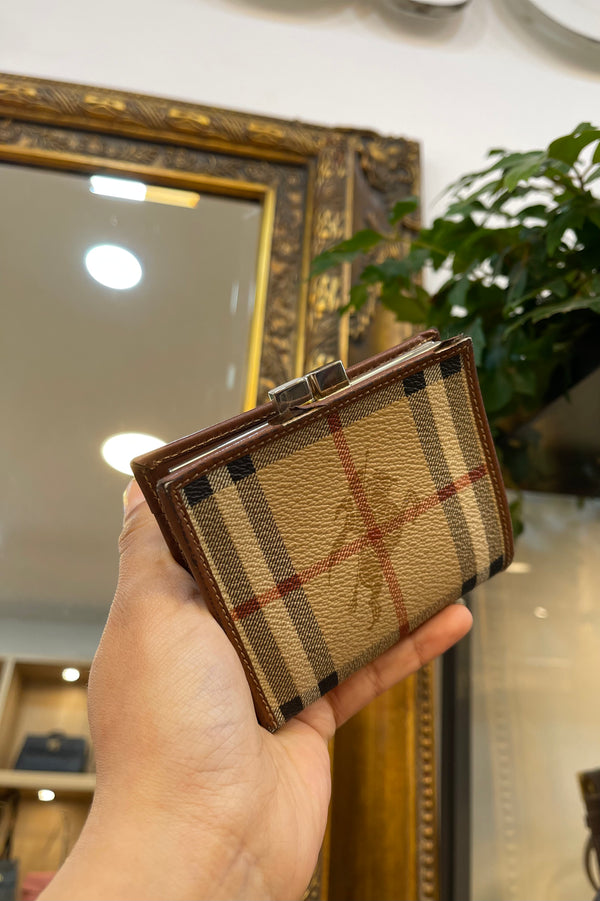 Burberry Checked Wallet