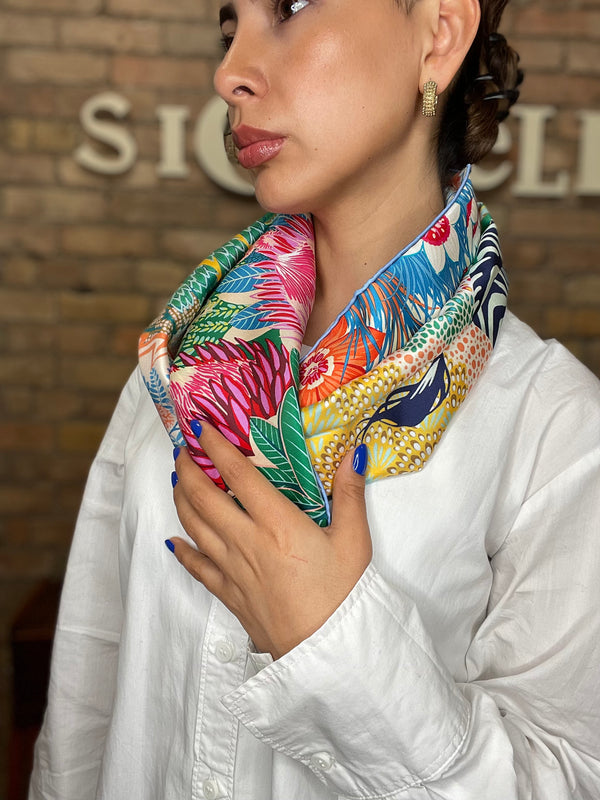 Hermes Multi Colour Scarf