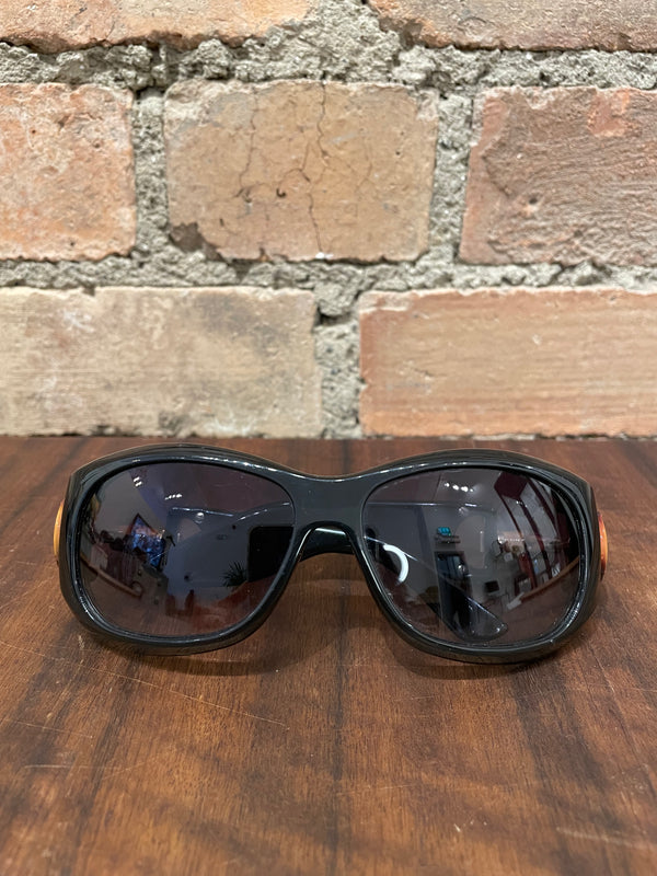 Gucci Black Sunglasses with Bamboo Detail