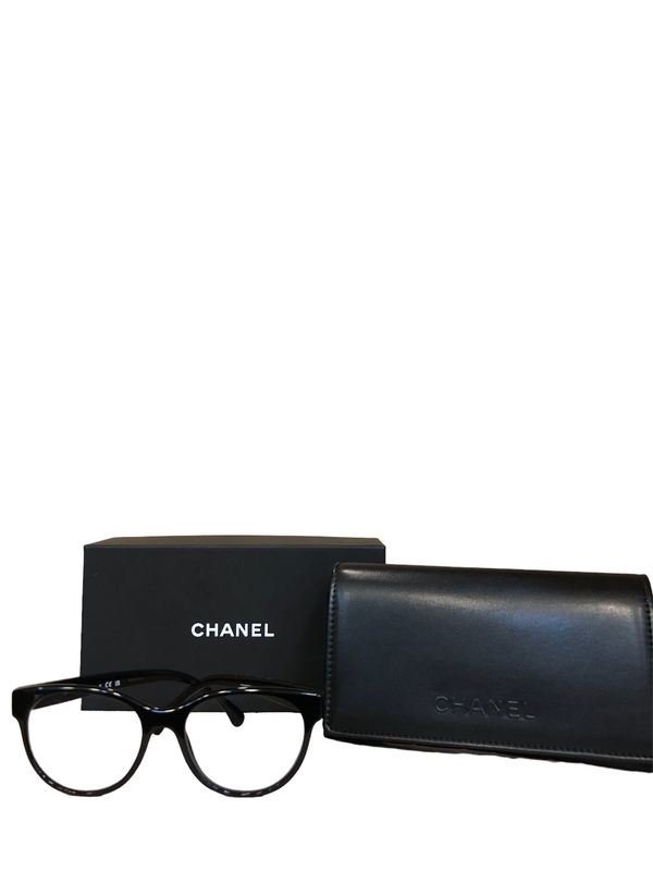 Chanel Black CC Eyeglasses - Note Prescription glasses