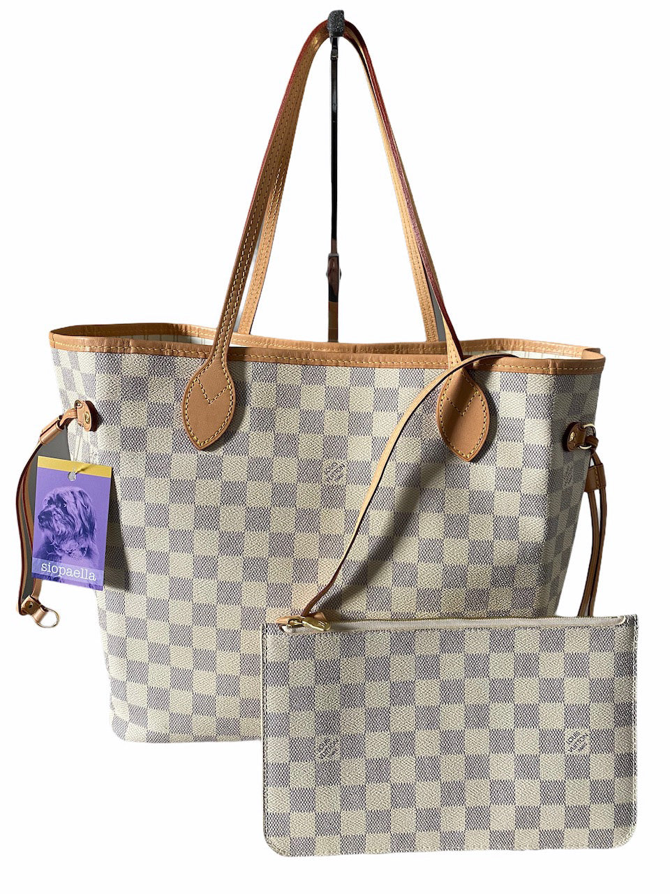 LV Damier Azur Neverfull MM – Southern Bliss