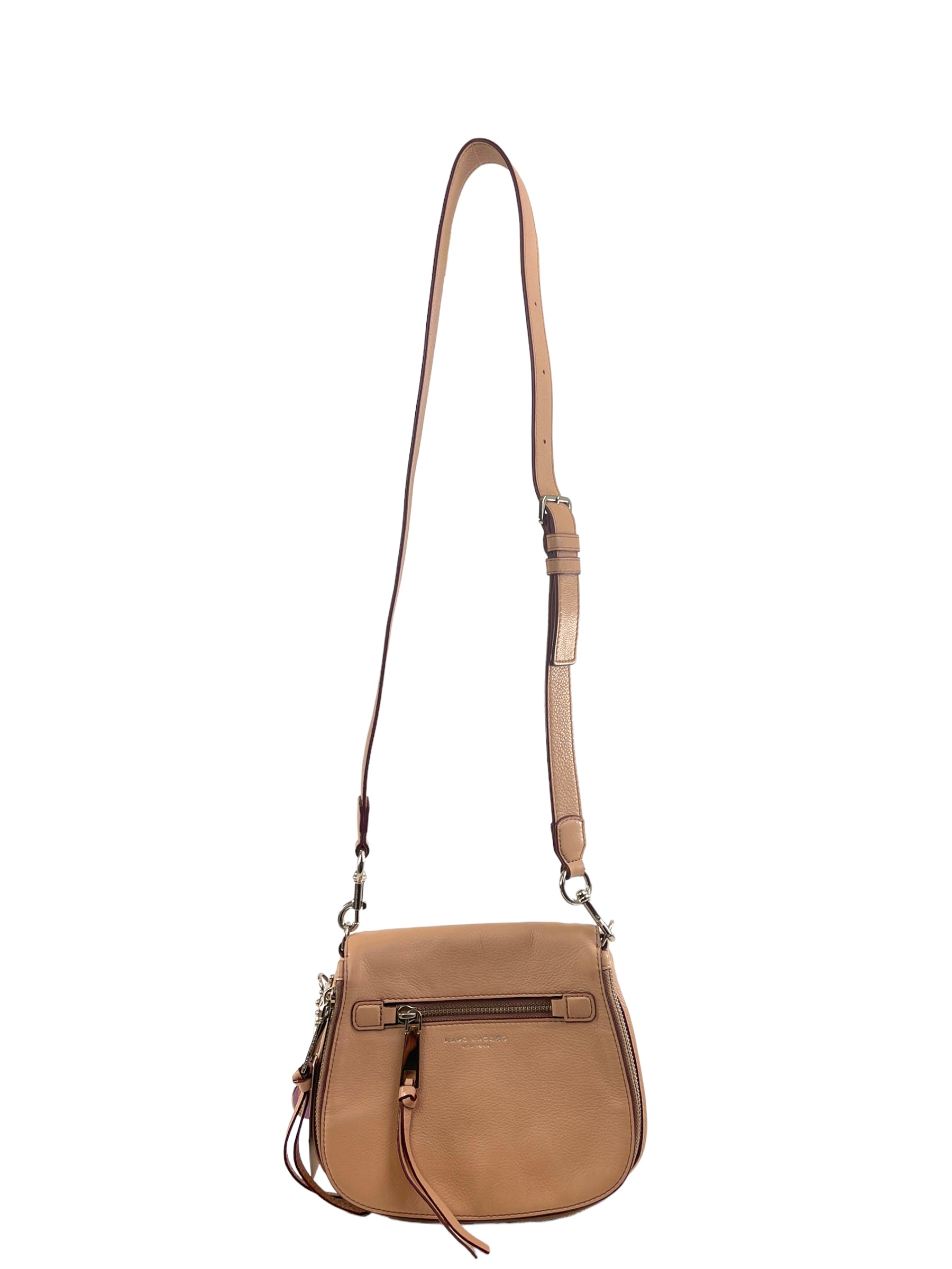 Marc Jacobs Nude Leather Recruit Handbag