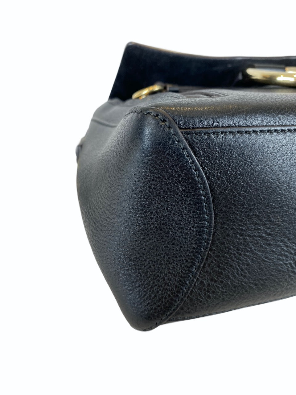 Chloe Medium Black Leather "Faye" Shoulder Bag - As Seen on Instagram 2/9/20 - Siopaella Designer Exchange