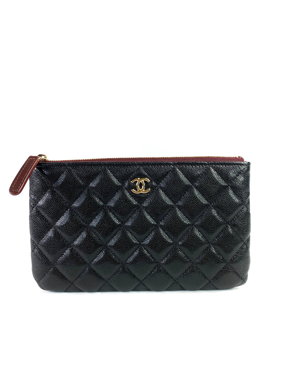 Chanel Black Caviar Leather Clutch - As Seen on Instagram Live 12/07/20 - Siopaella Designer Exchange