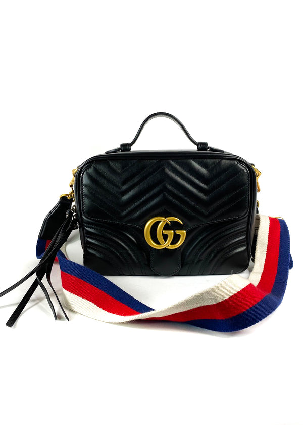 Gucci Top Handle Marmont Crossbody - As Seen on Instagram 26.07.2020 - Siopaella Designer Exchange