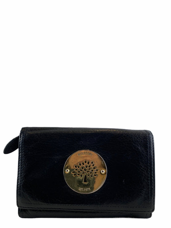 Mulberry Black Leather Wallet