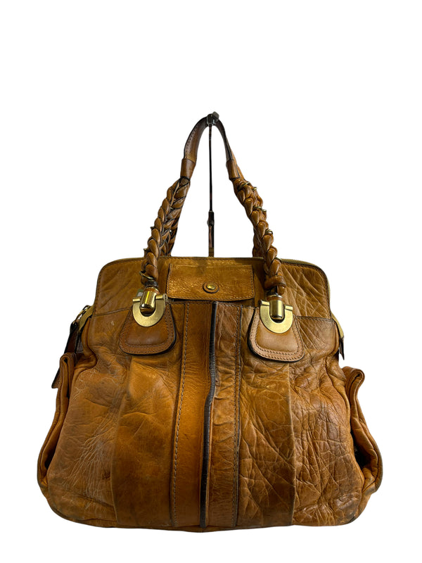 Chloe Tan Leather ‘Heloise’ Hobo Tote