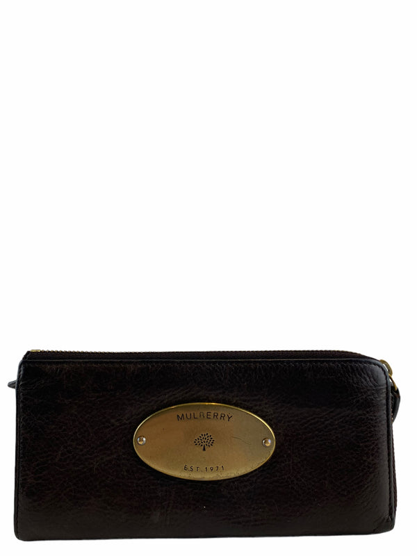 Mulberry Brown Leather Wallet