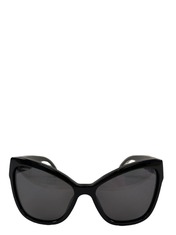 Chanel Black Cateye Sunglasses