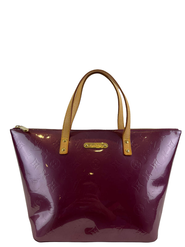 Louis Vuitton Burgundy Vernis Leather “Bellevue” Tote