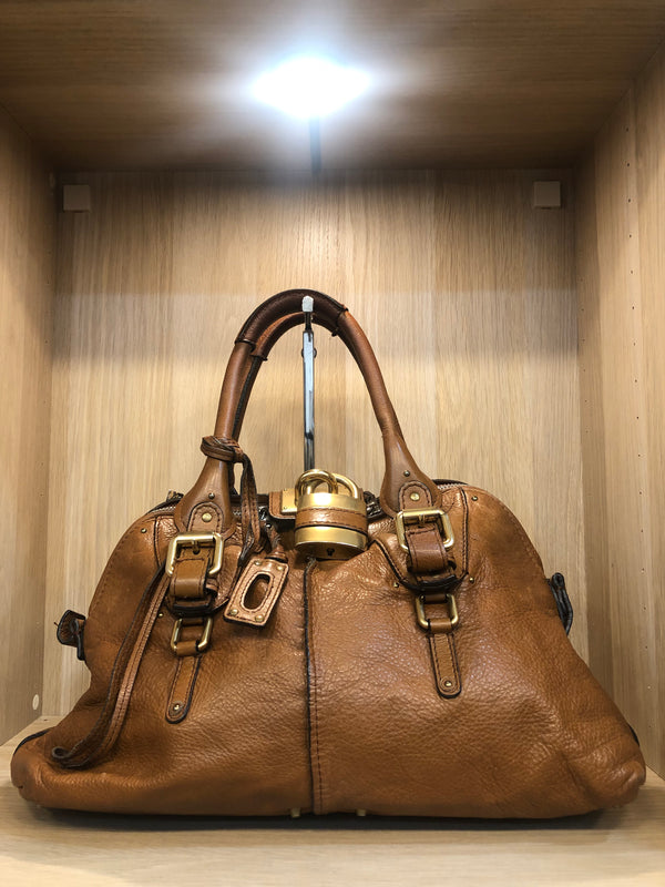 Chloe Tan Leather Handbag