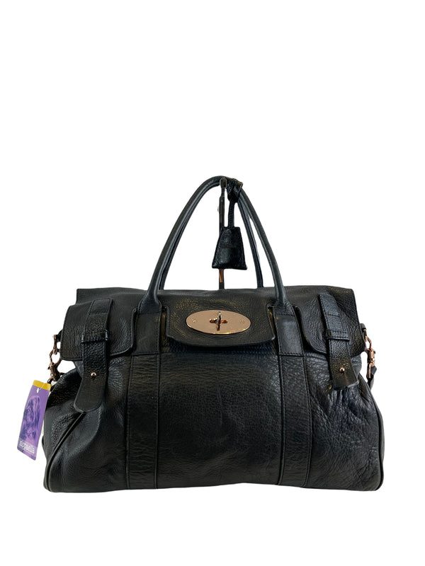 Mulberry Black Leather 'Bayswater' Crossbody