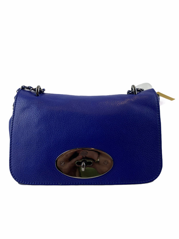 Mulberry Small Purple Leather "Lily" Crossbody