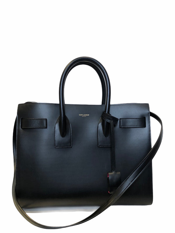 Saint Laurent Black "Sac Du Jour" Tote