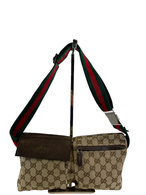 Gucci Monogram Canvas BumBag/BeltBag - Up to size UK16