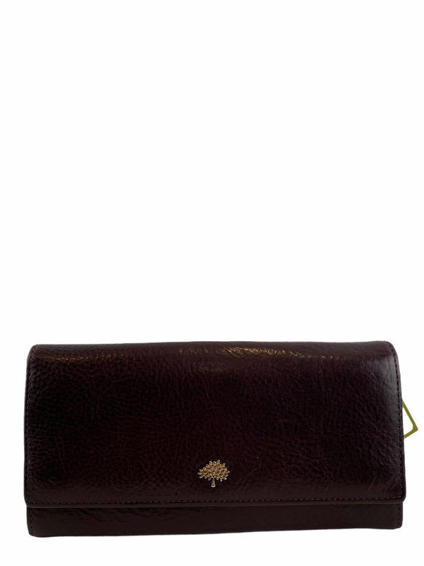 Mulberry Burgundy Leather Wallet