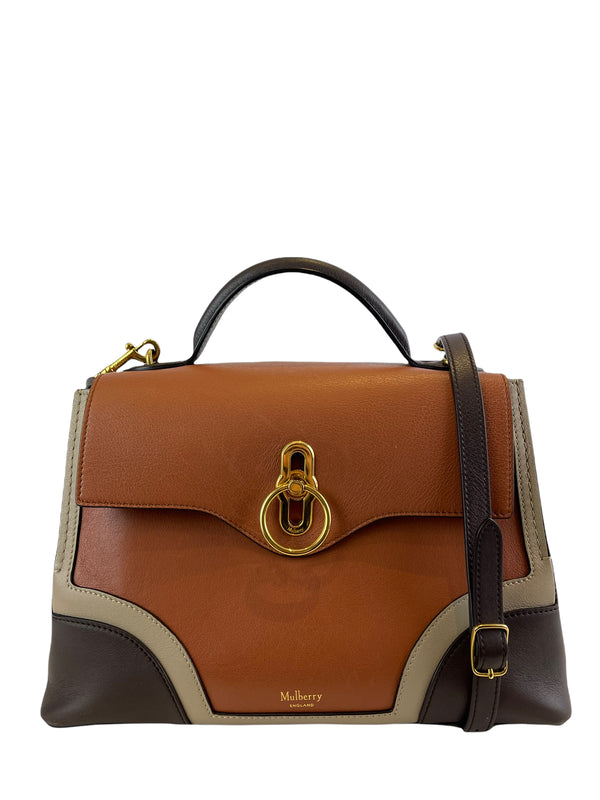 Mulberry Brown Multicolour Leather Crossbody