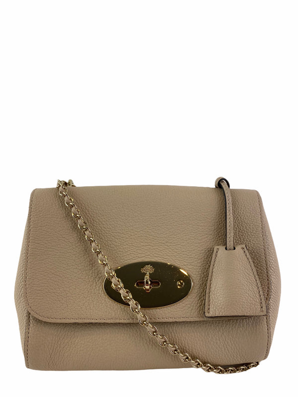 Mulberry Small Cream Leather "Lily" Crossbody