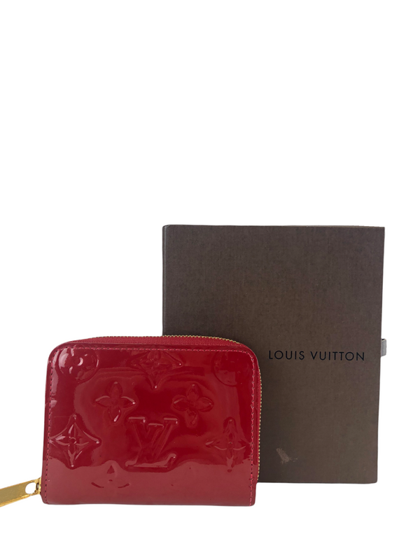 Louis Vuitton Cerise Vermis Leather Wallet