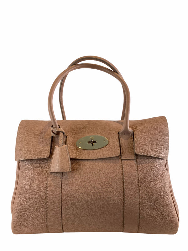 Mulberry Rose Pink / Peach Leather Bayswater Tote - As seen on Instagram 18/04/21