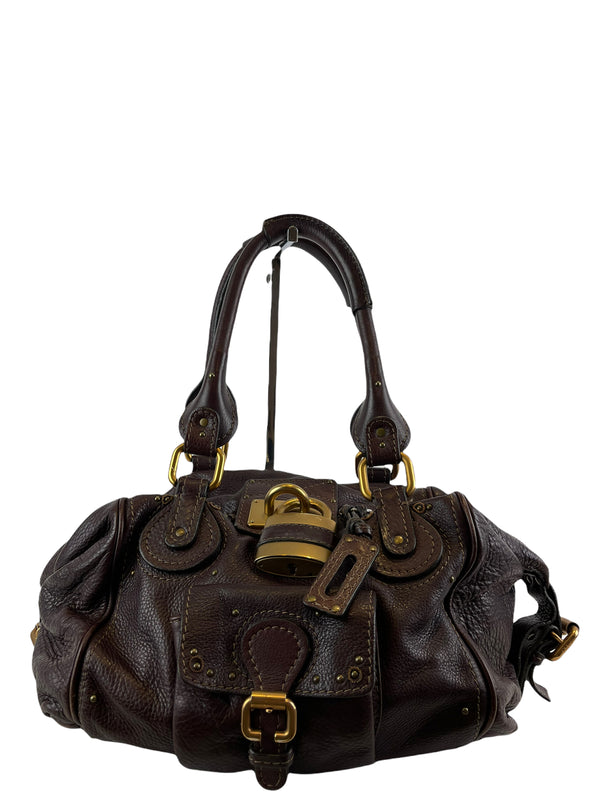 Chloe Brown Leather "Paddington" Tote