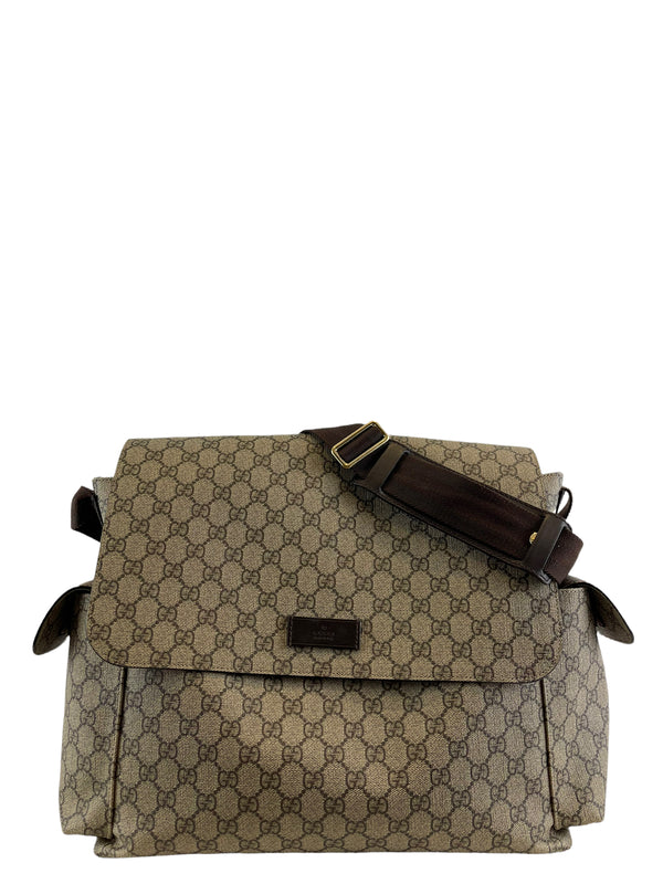 Gucci GG Coated Canvas Diaper Bag