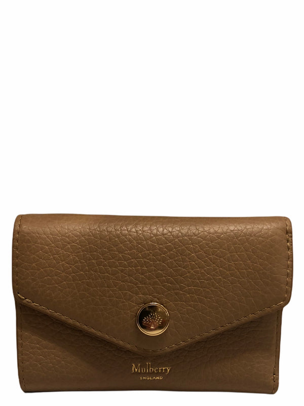 Mulberry Nude Leather Zip Wallet