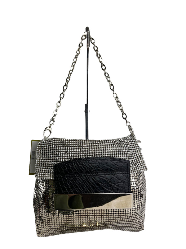 Jimmy Choo Mixed Media Shoulder Bag