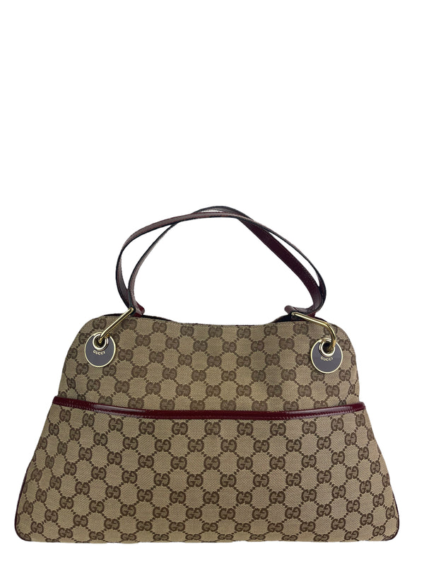 Gucci Vintage Monogram Canvas Tote