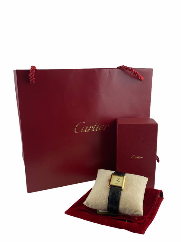 Cartier Vintage Gold “Tank” Watch