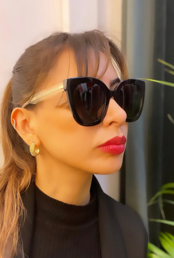 Gucci Black Logo Sunglasses