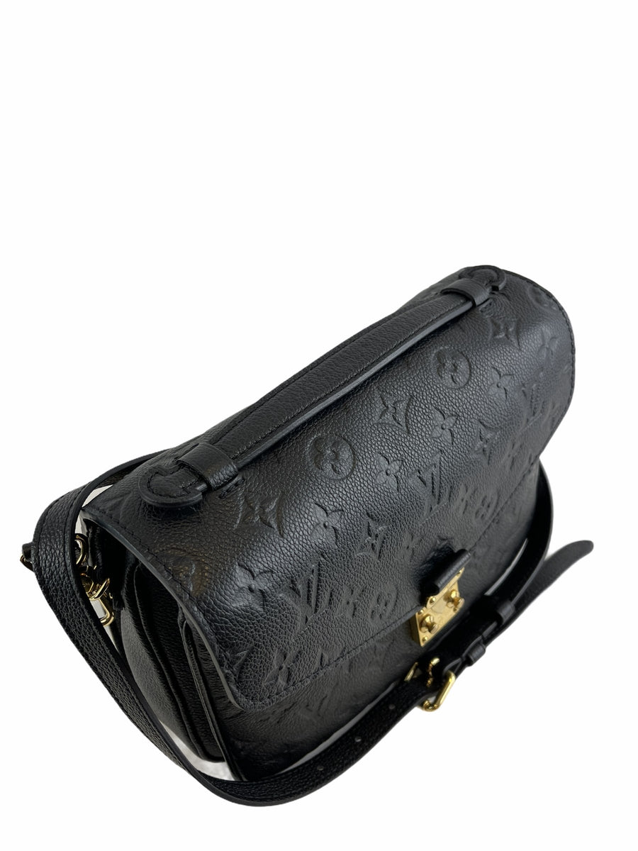 Louis Vuitton Black Noir Empreinte Leather 