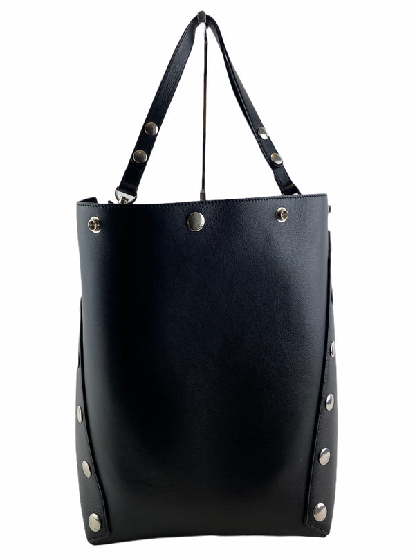 Mulberry Black Leather Studded Tote