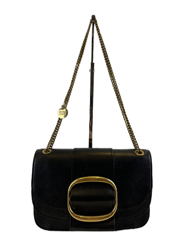 See by Chloe Black Leather Crossbody